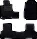 Economy Quality Carpet Mats Black Compatible with Honda CR-V 3rd Gen Model 2006-2011 3pcs