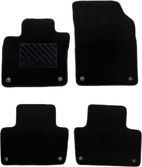 Economy Quality Carpet Mats Black Compatible with Volvo XC90 Model 2015-present 4pcs