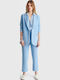 Women's Fabric Trousers Blue