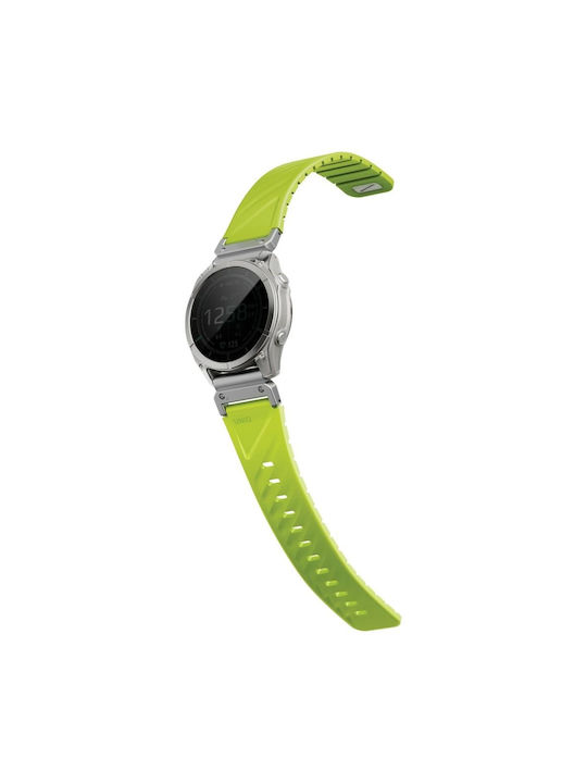 Uniq Fluo X Smart-fit Strap Garmin 22mm Lime
