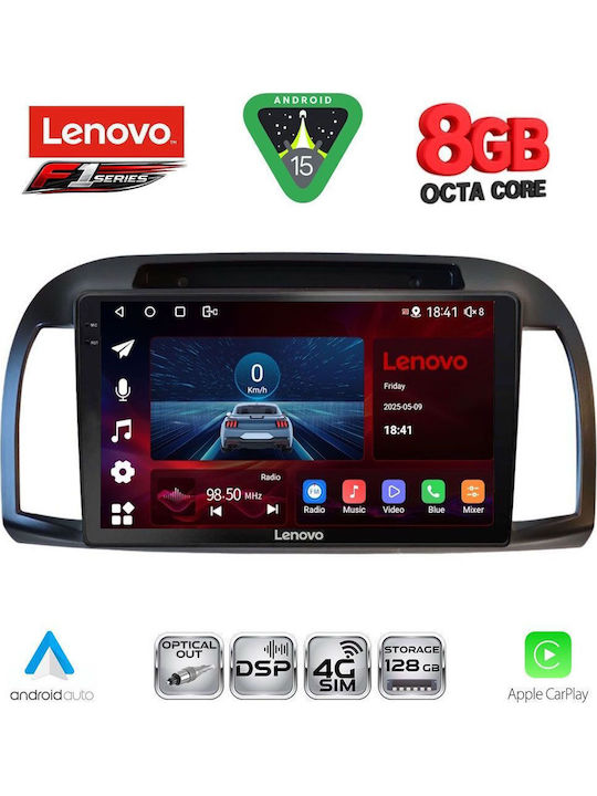 Lenovo Car Audio System for Nissan Micra 2002-2010 (Bluetooth/USB/WiFi/GPS/Apple CarPlay/Android Auto) with 9" Touch Screen