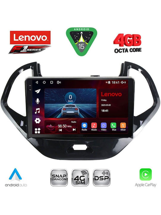 Lenovo Car Audio System for Ford Ka 2017 (Bluetooth/USB/WiFi/GPS/Apple CarPlay/Android Auto) with 9" Touch Screen