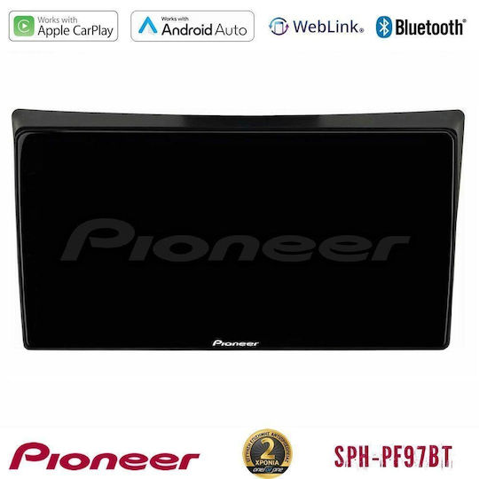 Pioneer Ηχοσύστημα Αυτοκινήτου για Ssangyong Rexton 2002-2006 (Bluetooth/USB/AUX/WiFi/GPS/Apple-Carplay/Android-Auto) με Οθόνη Αφής 9"