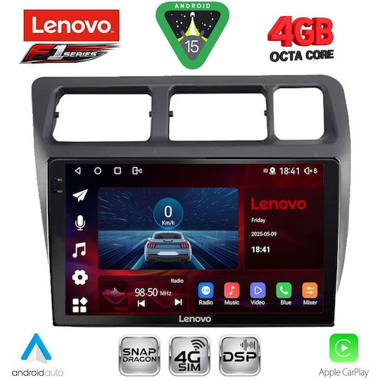 Lenovo Car Audio System for Toyota Corolla 1992-1997 Bluetooth USB WiFi GPS Apple CarPlay Android Auto with 9" Touch Screen
