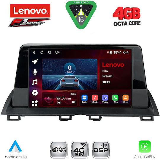 Lenovo Car Audio System for Mazda 3 2014-2019 Bluetooth USB WiFi GPS Apple CarPlay Android Auto with 9" Touch Screen