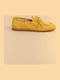 Women's Moccasins in Yellow Colour