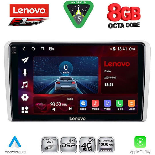Lenovo Car Audio System for Opel Antara 2004-2014 (Bluetooth/USB/WiFi/GPS/Apple CarPlay/Android Auto) with 9" Touch Screen