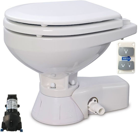 Електрическа Тоалетна Quiet Flush 12v Std Морска Вода Малка Котка