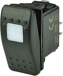 Comutator Contura Spst Off-On 12/24 V 1 Led Amber