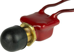 Push Switch Off On 6–36v Dc Cables & Rubber Cap