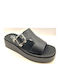 Summer Women's Platform Shoes in Slipper Style Black