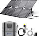 Panou Solar Pliabil 60W Etfe Qc3.0 + Pd45w + Ieșire Dc 22.2v Ip68 Rezistent la Apă Suport Reglabil Urgențe Camping Încărcător Solar pentru Smartphone-uri Tablete