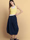 Midi Damenrock Blau