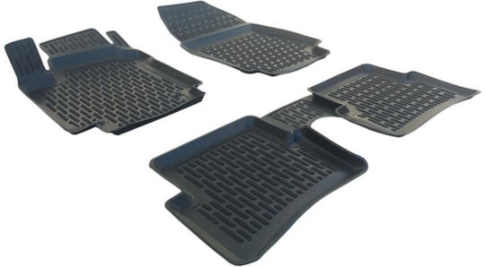 Autopataki Rubber Car Mats Raised Sides Compatible with Renault Clio 4 and Captur 2012-2019