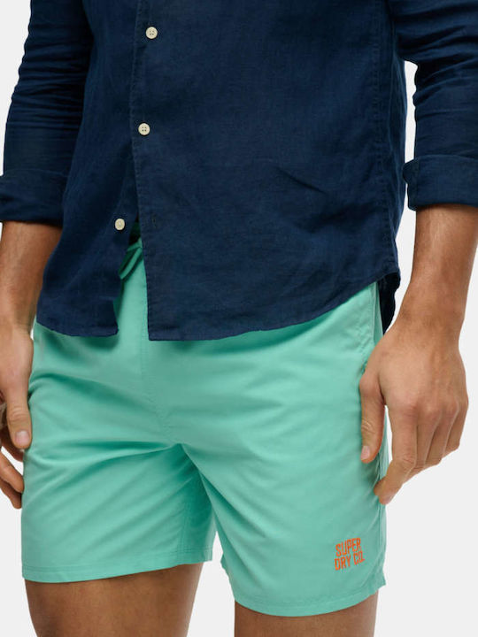Superdry Swim Ανδρικό Μαγιό Σορτς Πράσινο