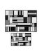 L'Εssentiel Maison Set Bath Mats 290HFT1128 Black White 60x100cm 2 Pieces