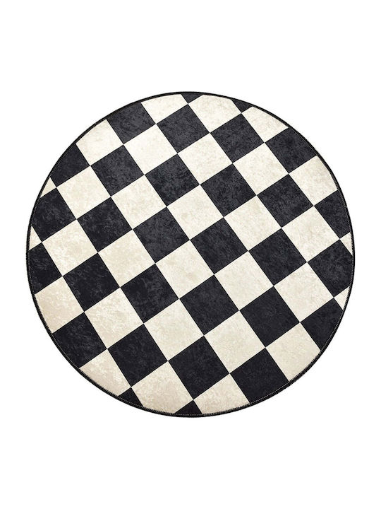 L'Εssentiel Maison Bath Mat 359CHL4232 Black-White 100x100cm