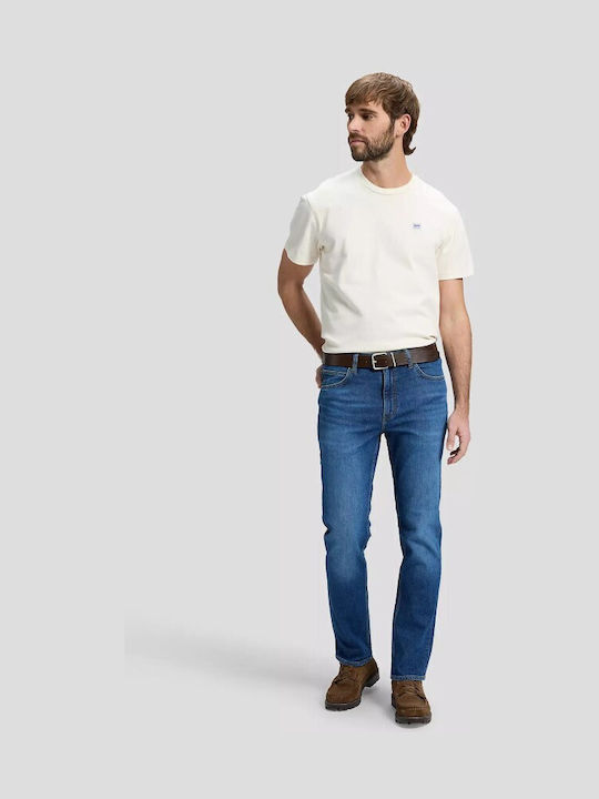 Lee Men's Jeans Pants with Slim Straight Fit Blue