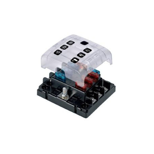 Fuse Box Ato Atc – 6 Positions Cover & Connector 30a Per Circuit