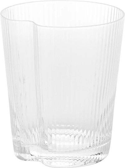 Zafferano Set of Water Glasses Made of Glass in White Colour 335ml 6 Pieces