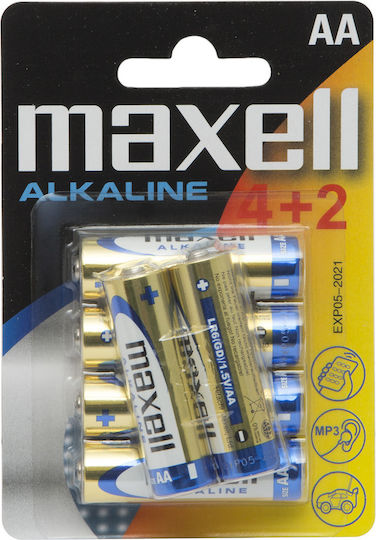 Baterii Alcaline AA – LR06 4+2 Blister