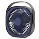 Mini Ventilator De Birou Usb Alista Home Rotire 360 De Grade 3 Viteze 4000 Ma 13.5 X 12.8 Albastru