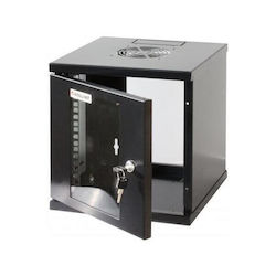 Intellinet Metal Cabinet Manhattan Wall Cabinet 6u 10" 300x300mm Black 711692 711692