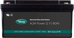 Μπαταρία Whisper Power Agm-power 12v