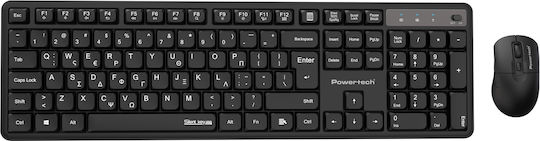 Powertech Powertech Kabelloses Tastatur & Maus Set Griechisch