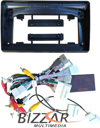 Πρόσοψη Καλωδίωση + Canbus Nissan Navara 2010-2015 Tablet 9" High Version