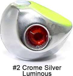 Pregio Heads Hitotsu Slide Tenya Station 45g 2 Chrome Silver Fluorescent