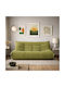Togo Three-Seater Couch Khaki 174x102x70 cm