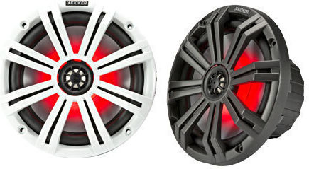 Kicker Set Marine Speakers 8" With 150W RMS White