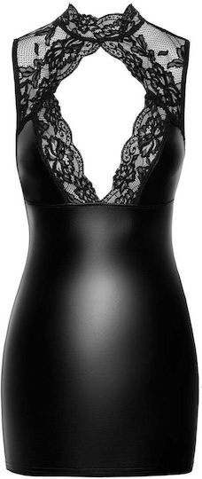 Noir Handmade Мини Рокля Секси Форма Черна