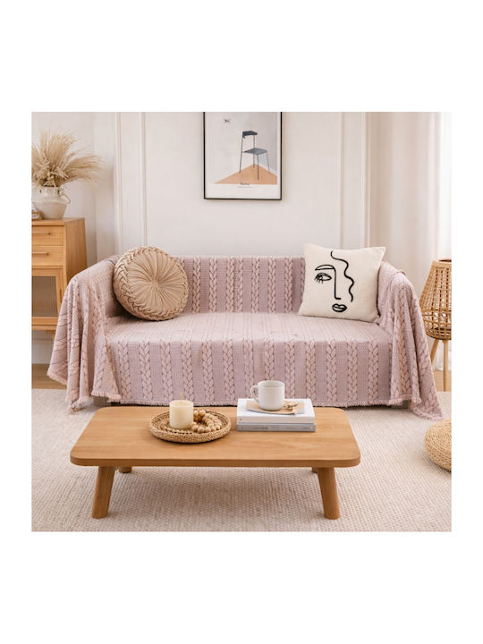 My Home Luxury Seada Sofa Throw Jacquard 180x24...