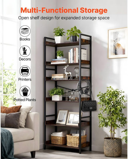 Bibliotecă Maro 30x65x175 cm