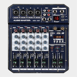 Audio Master M60DSP 00.000921 Αναλογικός Μίκτης 16 Καναλιών με Phantom Power & 16 Εισόδους XLR & Bluetooth
