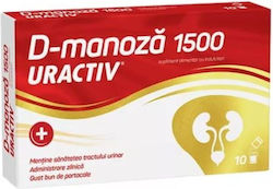 Terapia Uractiv D-Manoză 1500mg 10 Plicuri Aromă Portocală