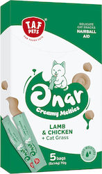 Λιχουδιά Γάτας Taf Pets Onar Creamy Hairball Aid 5x14gr 70gr Λιχουδιά Γάτας Taf Pets Onar Creamy Hairball Aid 5x14gr 70gr