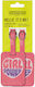 American Tourister Luggage Label Pink 2 Pieces
