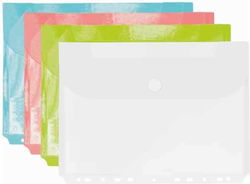 Economix Pp File Folder Button & Ring Size 24x31cm Various Colours Economix Economix Pp File Folder Button & Ring Size 24x31cm Various Colours Economix