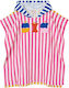 Boboli 343190-9811 Fuchsia Kid's Beach Poncho Cotton