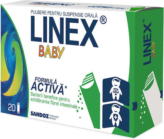 Sandoz Linex Baby Supliment Pentru Piele Sănătoasă 20 Plicuri