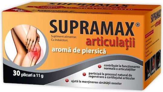 Zdrovit Supramax Joints Cu Aromă De Piersică Supliment Pentru Sănătatea Articulațiilor Și Oaselor 30 Plicuri