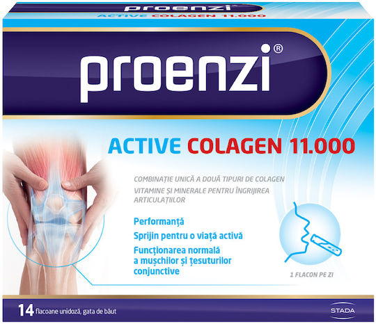 Walmark Proenzi Active Supliment pentru Sănătatea Articulațiilor 14 Plicuri