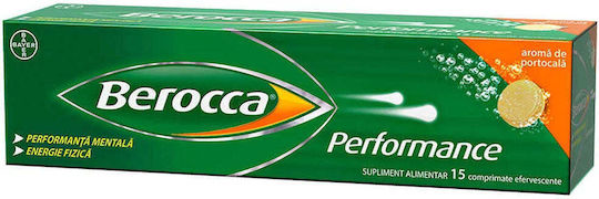 Bayer Berocca Performance Συμπλήρωμα για την Ενίσχυση του Ανοσοποιητικού 15 αναβράζοντα δισκία