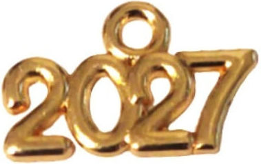 Material Metalic Data 2027 Aur 1.4x0.9cm 1 Bucată