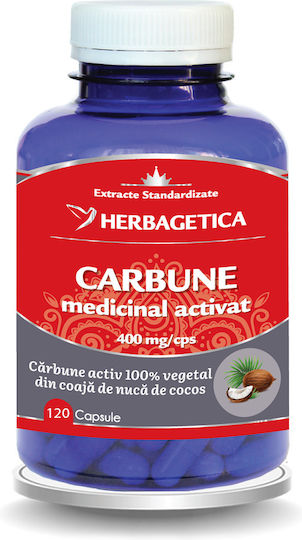 Cărbune medicinal activat 120 capsule