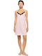 Pink Label Summer Women's Nightgown Little Heart Pink
