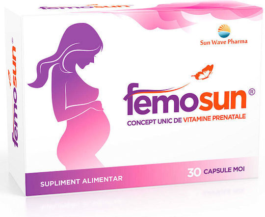 Sun Wave Pharma Femosun Supliment Pentru Fertilitate 30 Capsule